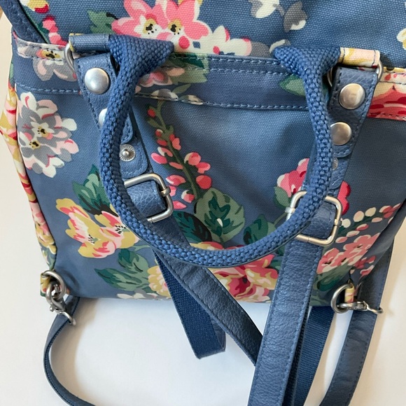 Cath Kidston Blue Backpack with Floral Design - Picture 6 of 6